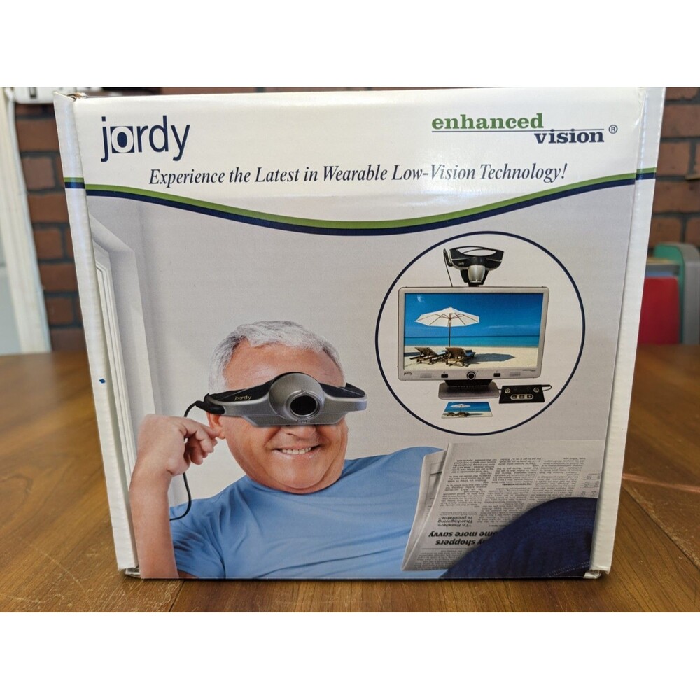 Enhanced Vision JORDY Low Vision 8-Hr Video System OPEN BOX J3B10X19EA Complete